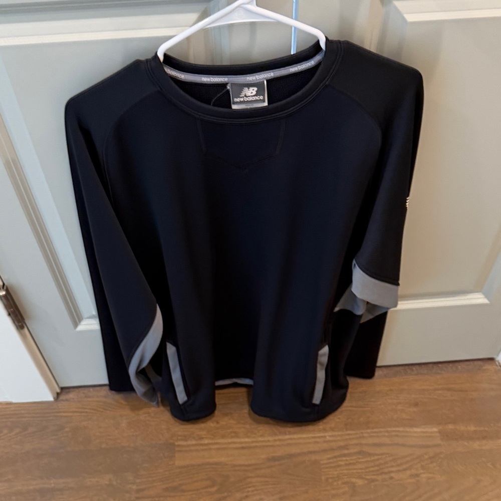 New Balance Black and Gray Pullover